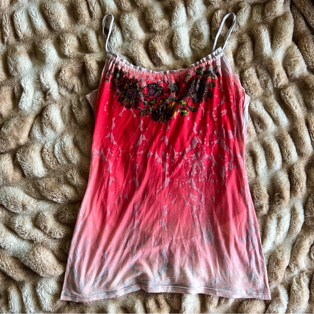 Vintage Y2K Butterfly Dropout Tank Top - Picture 4 of 10